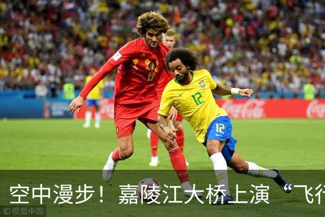 空中漫步！嘉陵江大桥上演“飞行秀”的滑翔伞